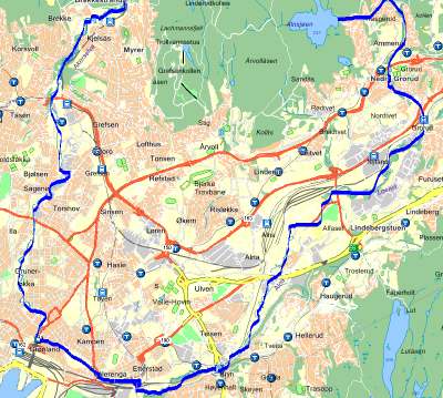 Maridalsvannet-Alunsj�en