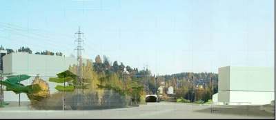 Modellfoto fra Store Ringvei